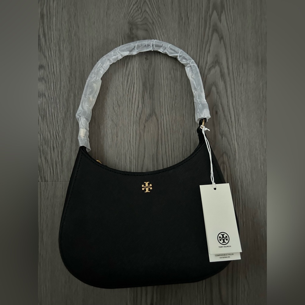 NWT Tory Burch Black EMERSON SHOULDER Bag